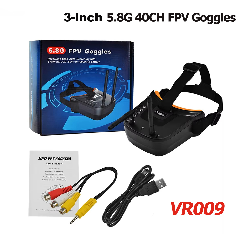 VR009 FPV Video Goggles 3Inch  - Fpv Drone Antenna ulasan dan harga